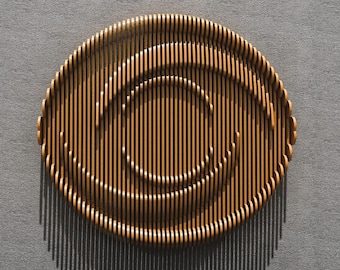3D Parametric Ellipse Wall Panel, CNC Cutting Files (Digital Files)