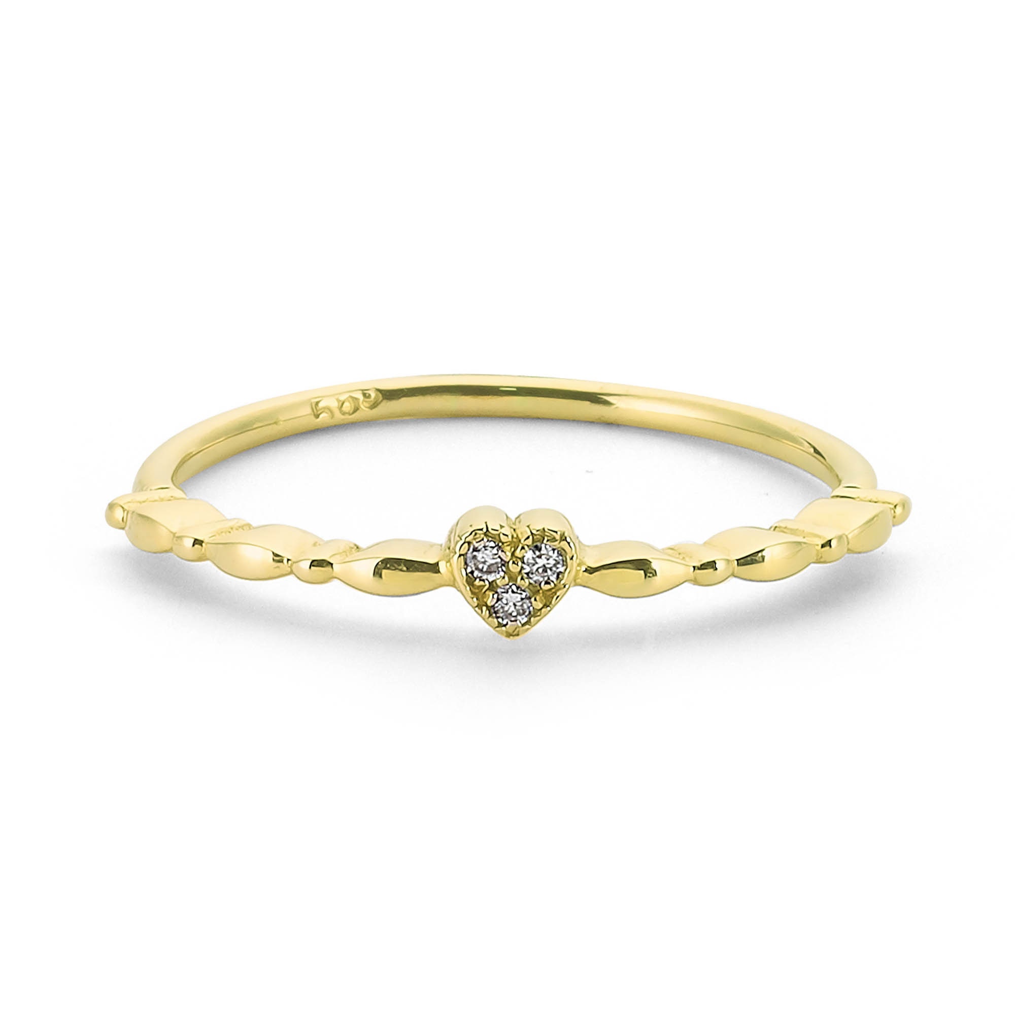Ewigkeitsring Aus 9-karätigem Gelbgold Mit 0,20 Ct Diamanten