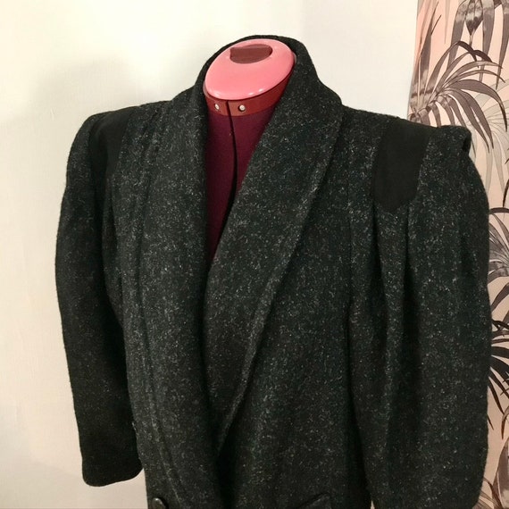 Salt N Pepper BIZZNESS 1980s Wool Coat