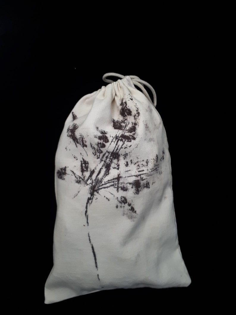 Bulk bag natural leaf dye print