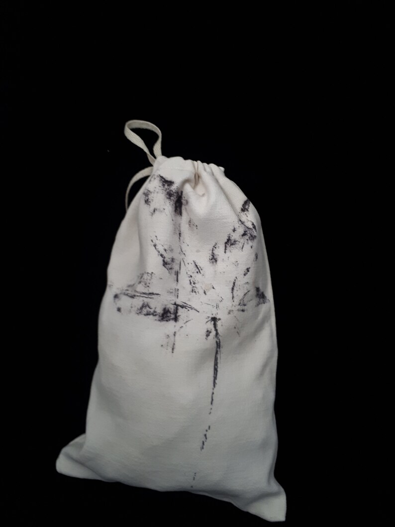 Bulk bag natural leaf dye print