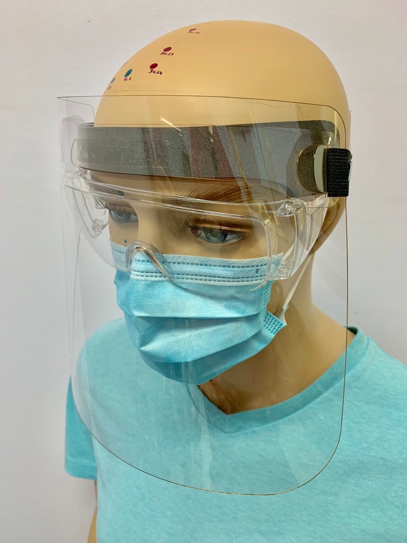 Face shield mask PPE protective face mask eye safety guard Etsy