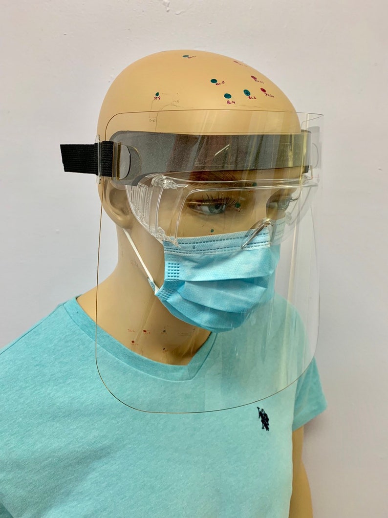 10 Face Shield mask protective face mask eye safety guard anti Etsy