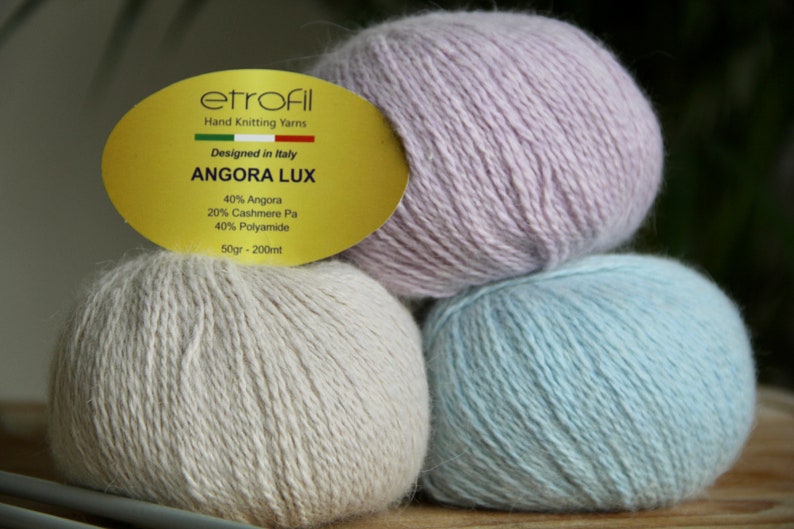 ETROFIL ANGORA Wool Big Pack of Knitting Yarns Super Soft Etsy
