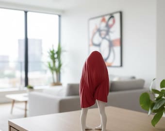 Abstract 'Safety Place' Sculpture: Emotional Sanctuary Art