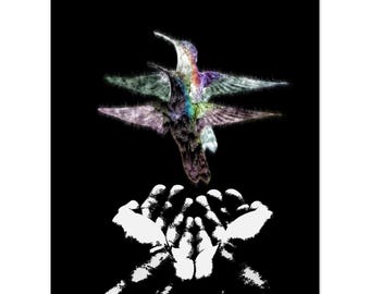 Freedom Instinct  -Aluminum panel- Digital Art