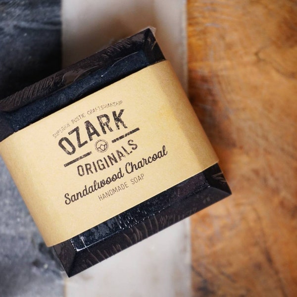 Sandalwood Activated Black Charcoal Soap 2 Pack