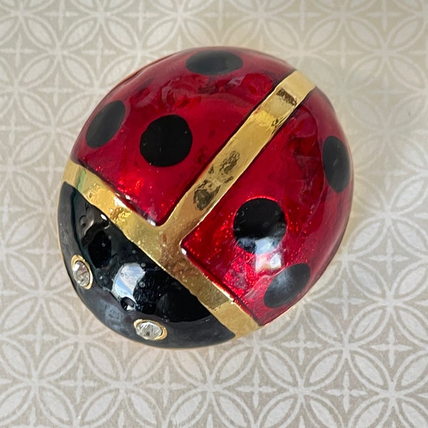 Ladybug Brooch Etsy