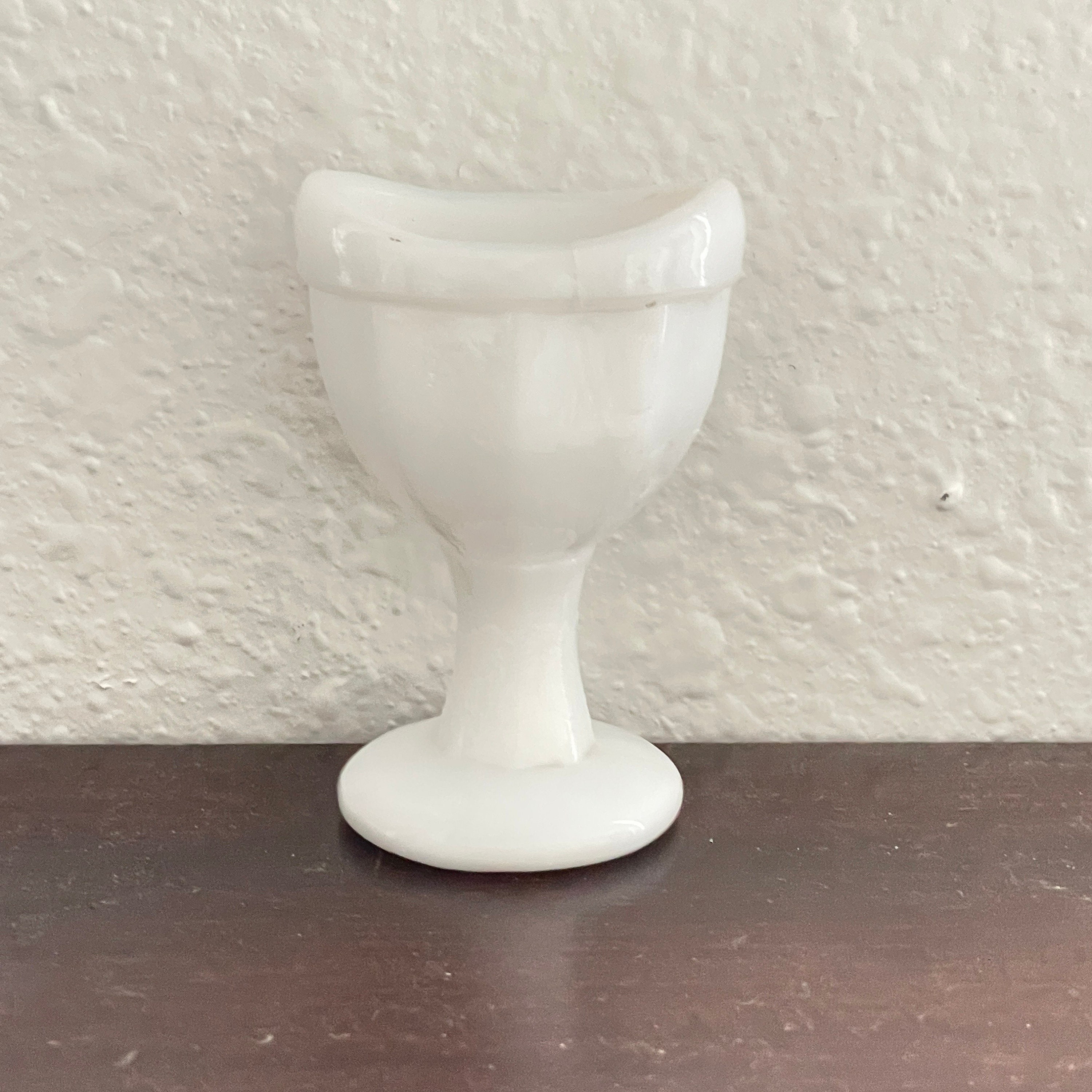 Milk Glass Eye Wash Cup Eye Wash Cup Glass Eye Wash Cup Eye Etsy