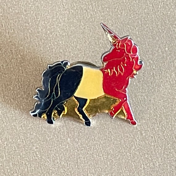 Unicorn Pin, Unicorn Mystical Figurine Pin, Mythi… - image 3