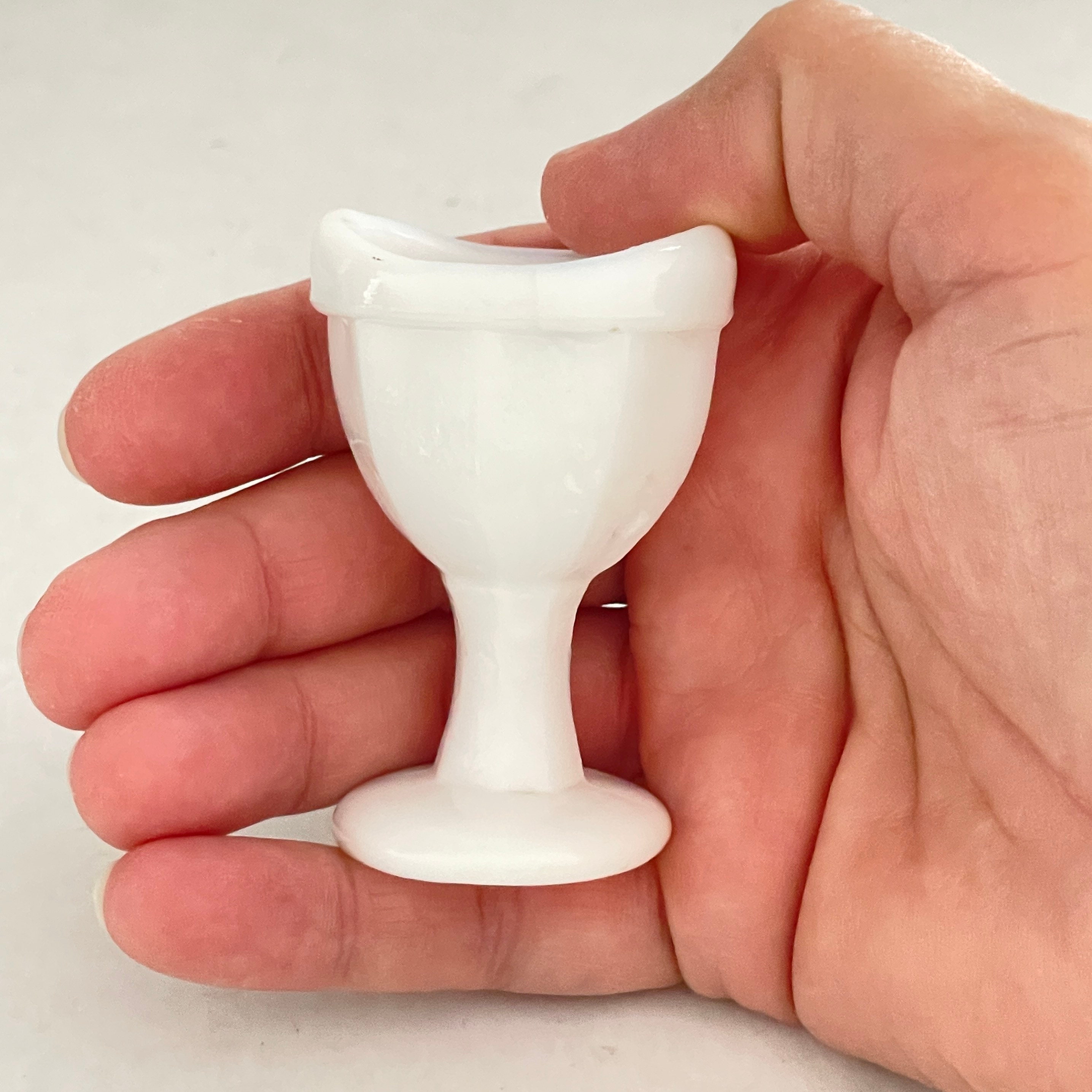 Milk Glass Eye Wash Cup Eye Wash Cup Glass Eye Wash Cup Eye Etsy
