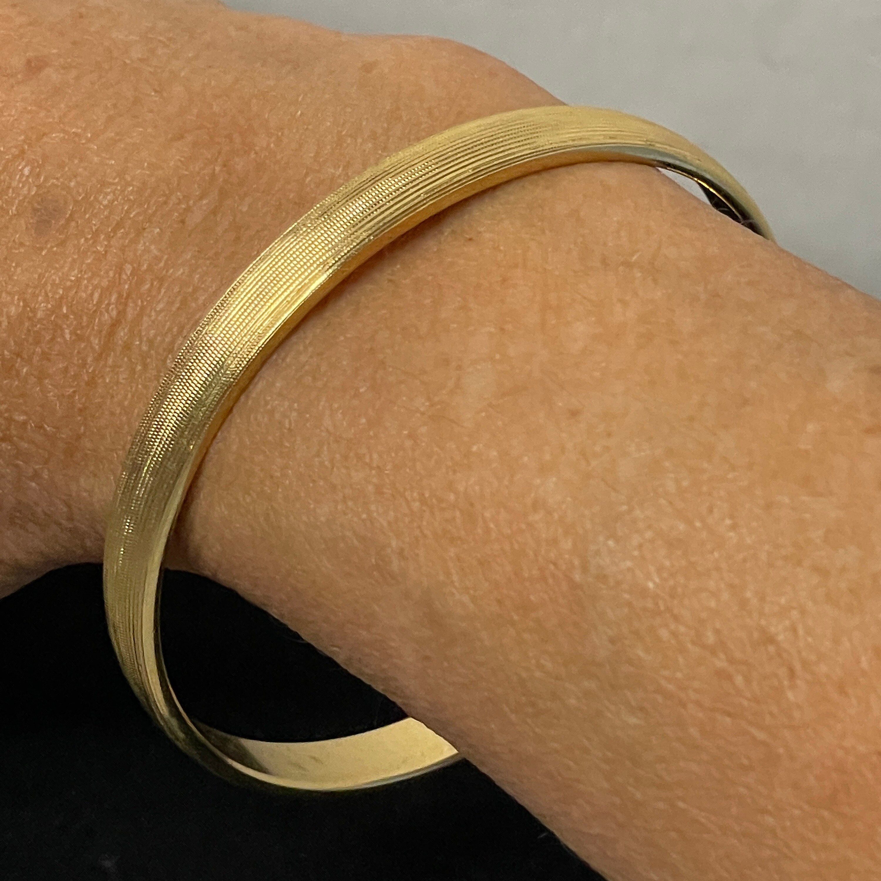 Monet Solid Gold Bracelet - Etsy