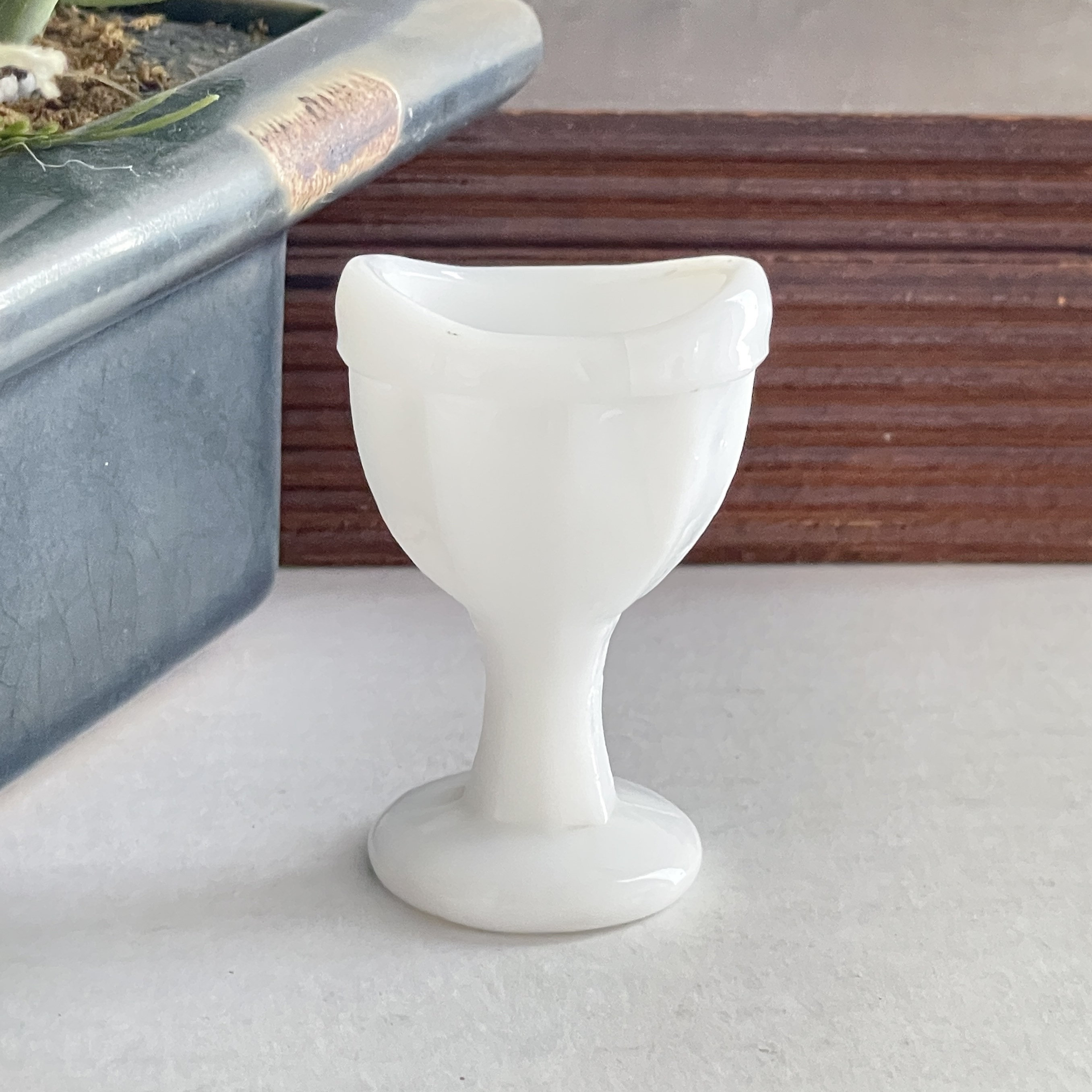 Milk Glass Eye Wash Cup Eye Wash Cup Glass Eye Wash Cup Eye Etsy