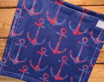 Anchor Reusable Sandwich Wrap, Eco-friendly lunch bag, kid friendly snack bags, zero waste, reusable baggies