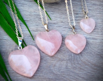 pendant rose quartz