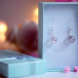 Super Seven Melody&#39;s Stone Lepidocrocite Sparking Inclusions 9mm Bead Sterling Silver, Copper, Gold Handmade Earrings