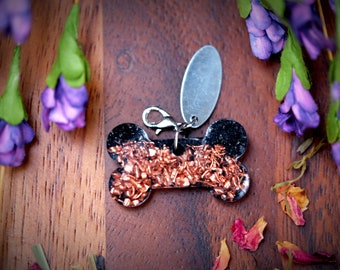 Hubbering Fur Buddies Dog Bone Orgonite Collar Charm With Lapis Lazuli and Copper EMF Protection Pet Orgone Holistic Harmony Hubbering Fur Buddies Dog Bone Orgonite Collar Charm With Lapis Lazuli and Copper EMF Protection Pet Orgone Holistic Harmony