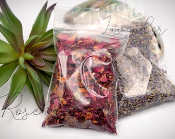 Dried Organic Rose Petals, Lavender Teas, Soap Making, Salt Baths, Cooking