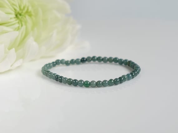 Guatemalan Jade Stretchy Bracelet Guatemalan Jade Stretchy Bracelet