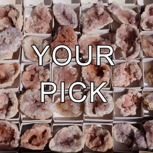 Pink Amethyst Geode