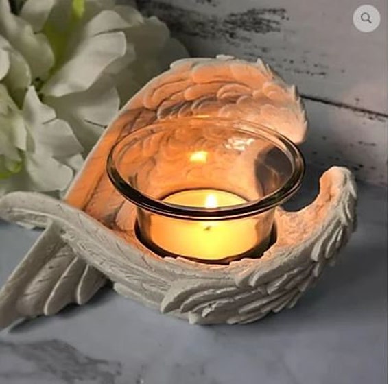 Angel Wings Candle Holder guardian Angel Tea Light Holder angel