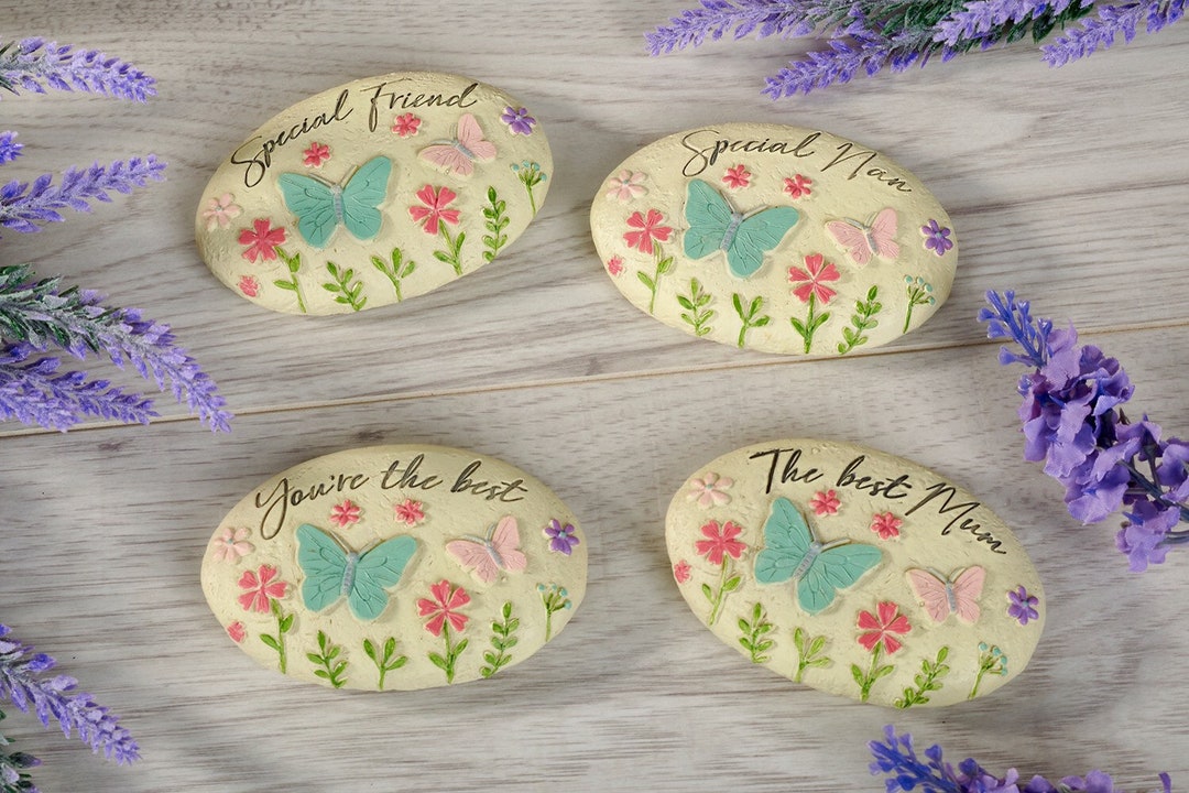 1 X Sentimental Quote Mum & Child Son Daughter Ornament Statue Figurine On Rock | Australia