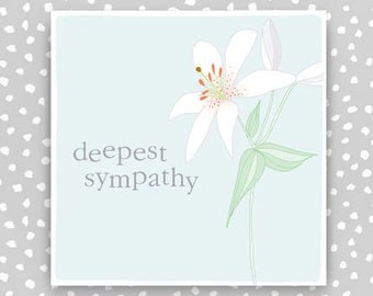 Thinking of you Card/Deepest sympathy card/Sympathy card/In Memory/Remembrance Card/When there are no words/Baby loss/Grief Funeral