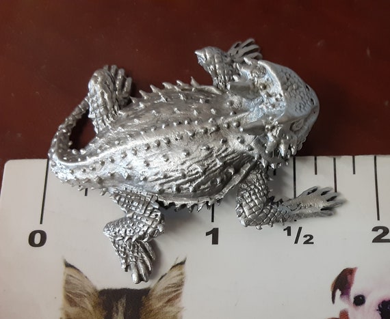 Horned Toad Horned Lizard Horny Toad 1 5/8 Inch Pewter Figurine - Etsy
