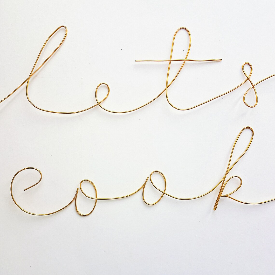 Custom Wire Word Wall Art Sign in Sennen Font Design Your Etsy UK