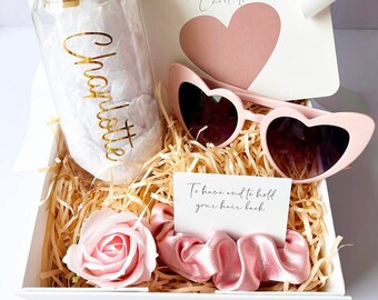 GLASS CUP Bridesmaid Proposal Box Set Personalized Gift | Personalised Gift box set| Bridal Party box |Will you be my bridesmaid maid of hon