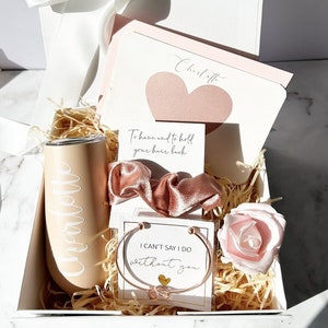 Bridesmaid Proposal Box Set Personalized Gift | Personalised Gift box set| Bridal Party box |Will you be my bridesmaid maid of honour