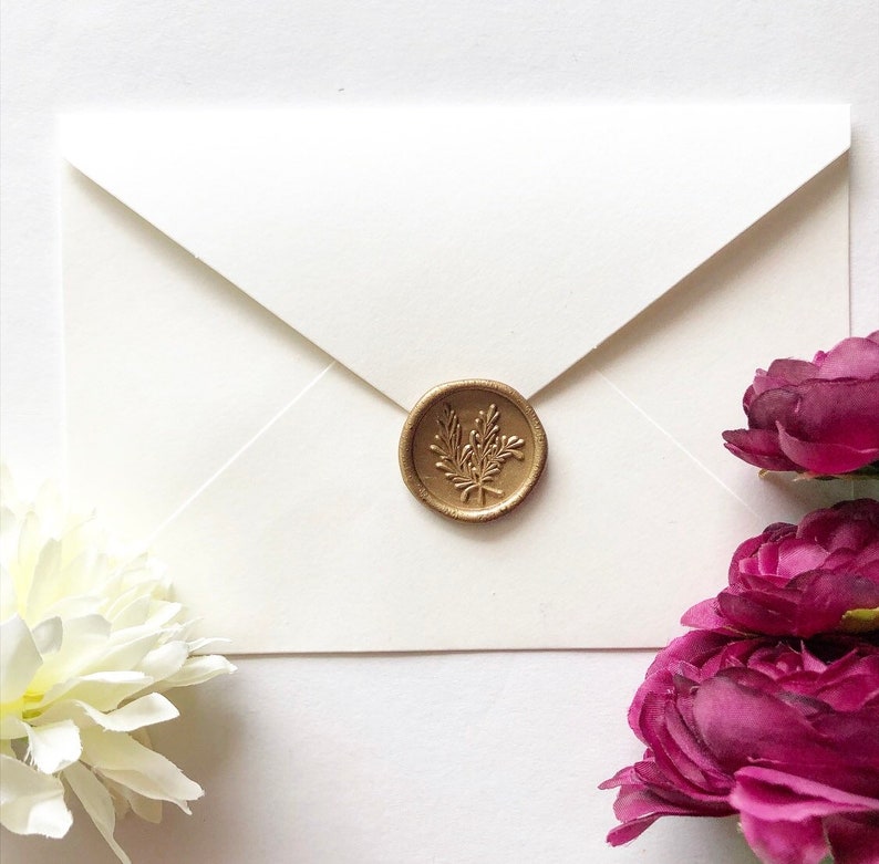 Self Adhesive Fern Wax Seals Envelope Seals Wedding Wax Etsy Australia