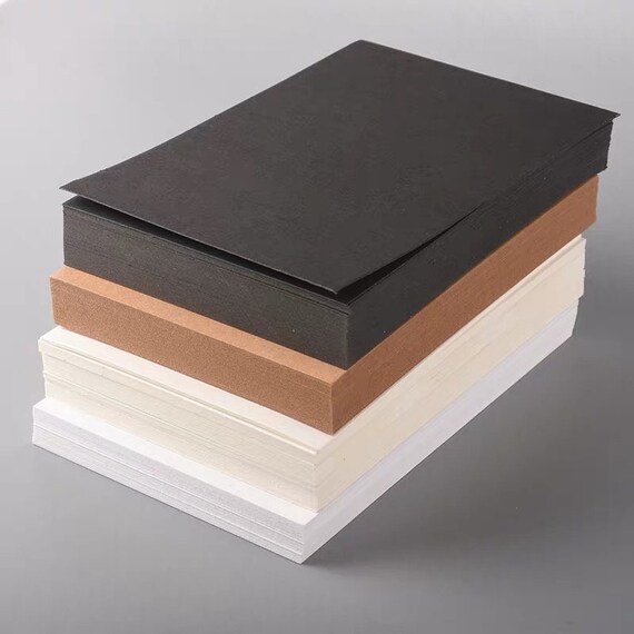 20 Sheets Colored Thick Paper Cardstock Blank for India