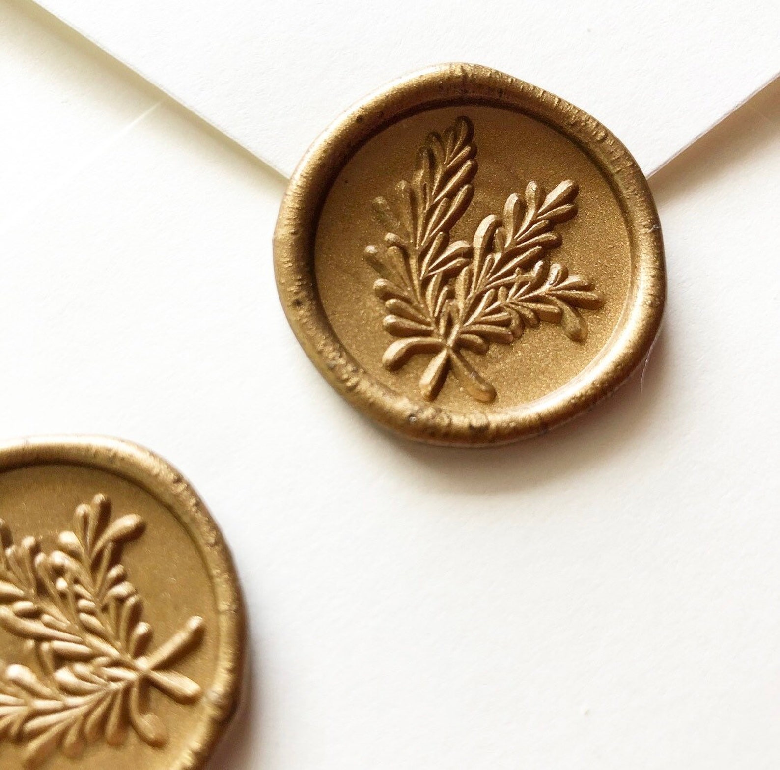 Self Adhesive Fern Wax Seals Envelope Seals Wedding Wax Etsy Australia