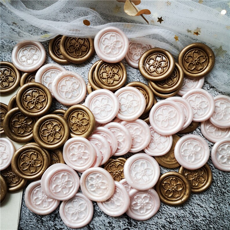 Mini Self Adhesive White Fern Wax Seals Envelope Seals Etsy Australia