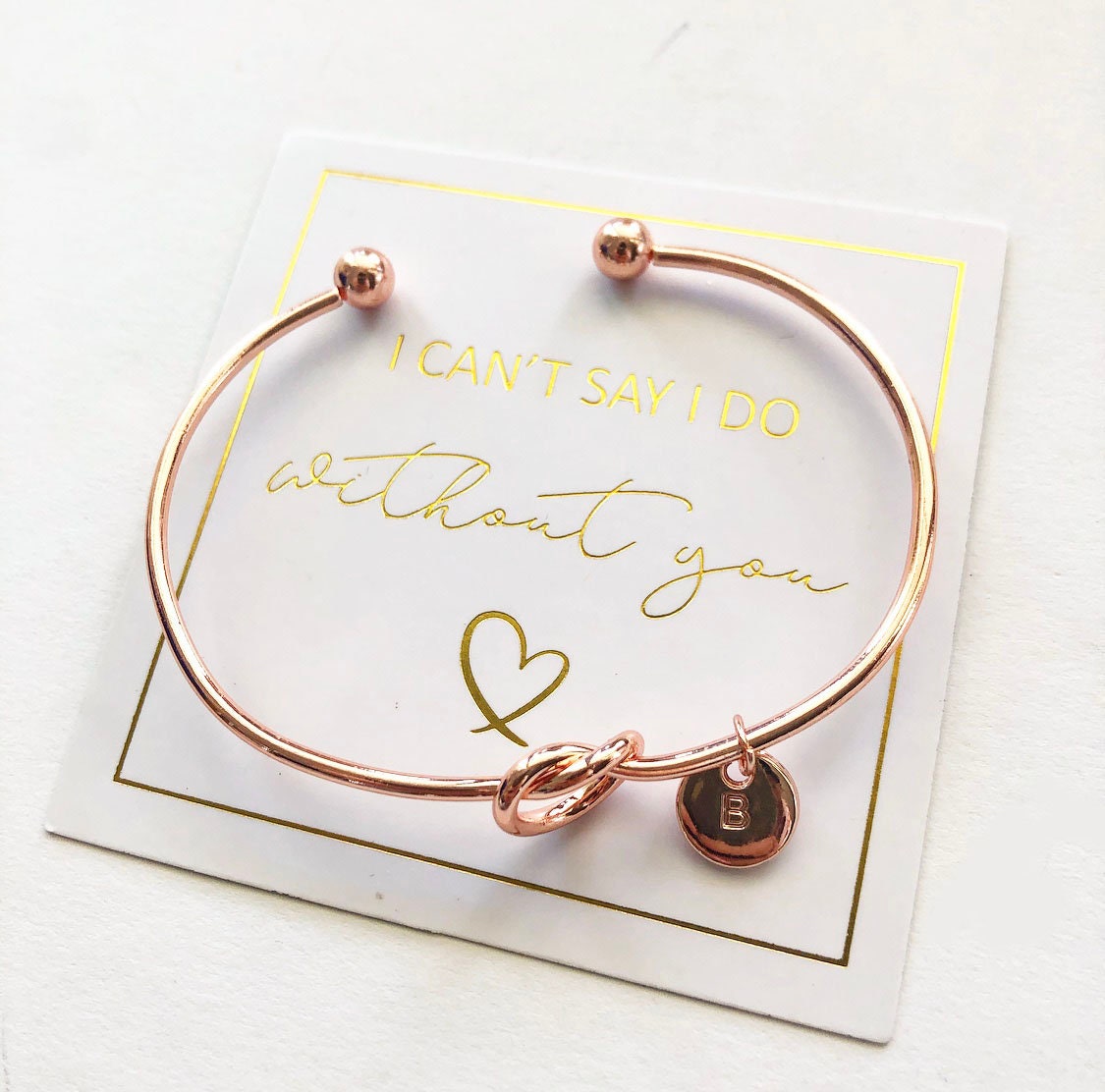 etsy tie the knot bracelet