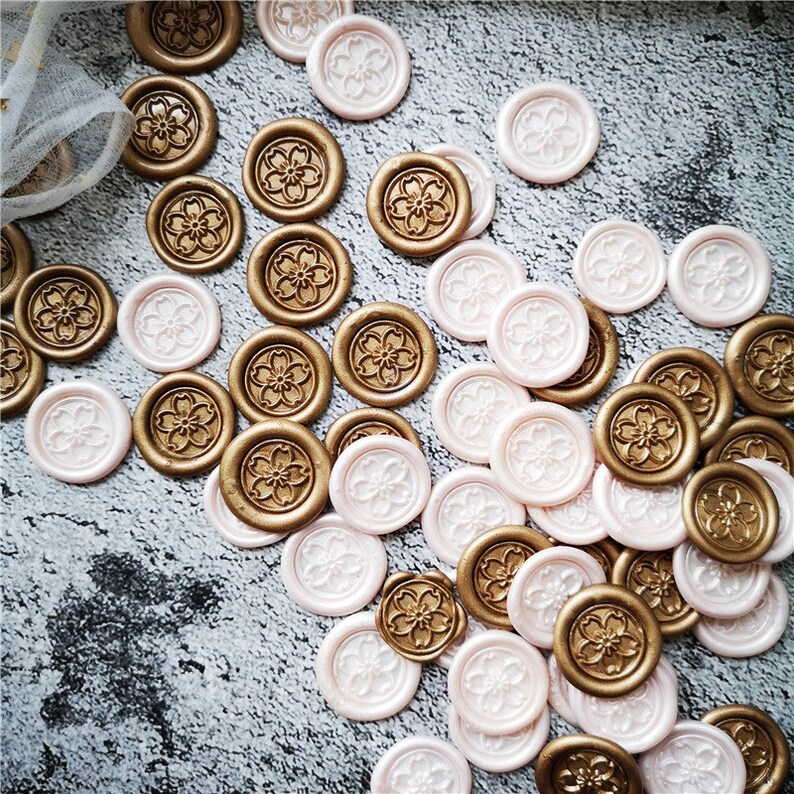 Mini Self Adhesive White Fern Wax Seals Envelope Seals Etsy Australia