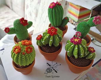 Crochet Cactus In A Clay Pot - part A