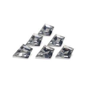 White Topaz Kite Shape 4x6 mm Size Loose Gemstone | White Topaz Kite Shape 5x7 mm Loose Gemstone For Jewelry Making