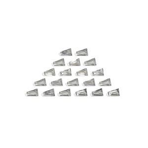 Natural White Topaz Tapper Baguette 1x2x3 mm ( Brazil Mins ) Cut Gemstone | Tapper Baguette Loose Jewelry Gemstone