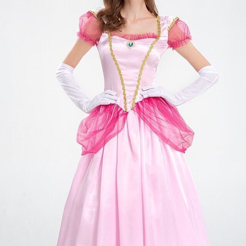 Peach Costume Adult Peach Dress Etsy
