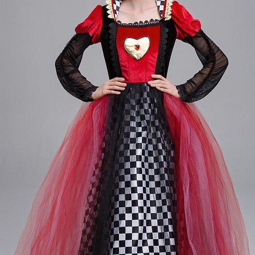 Handmade Alice in Wonderland Red Queen Costume Queen of - Etsy