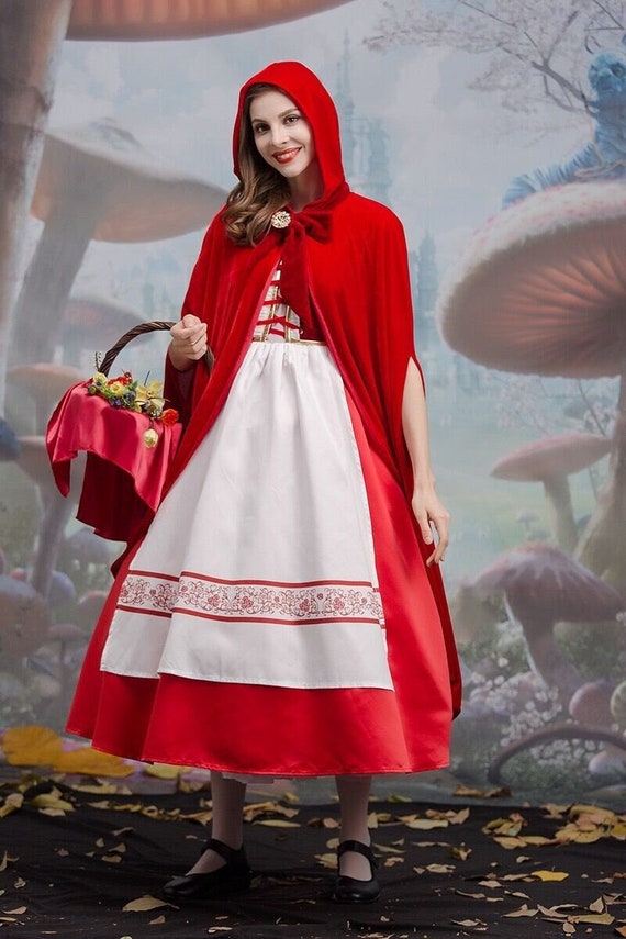 Forbavselse snesevis smag D821 Little Red Riding Hood Costume Adult Little Red Riding - Etsy New  Zealand