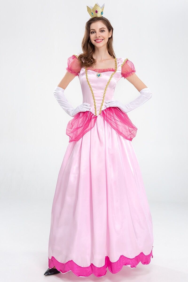 Princess Peach Dress - Etsy Ireland