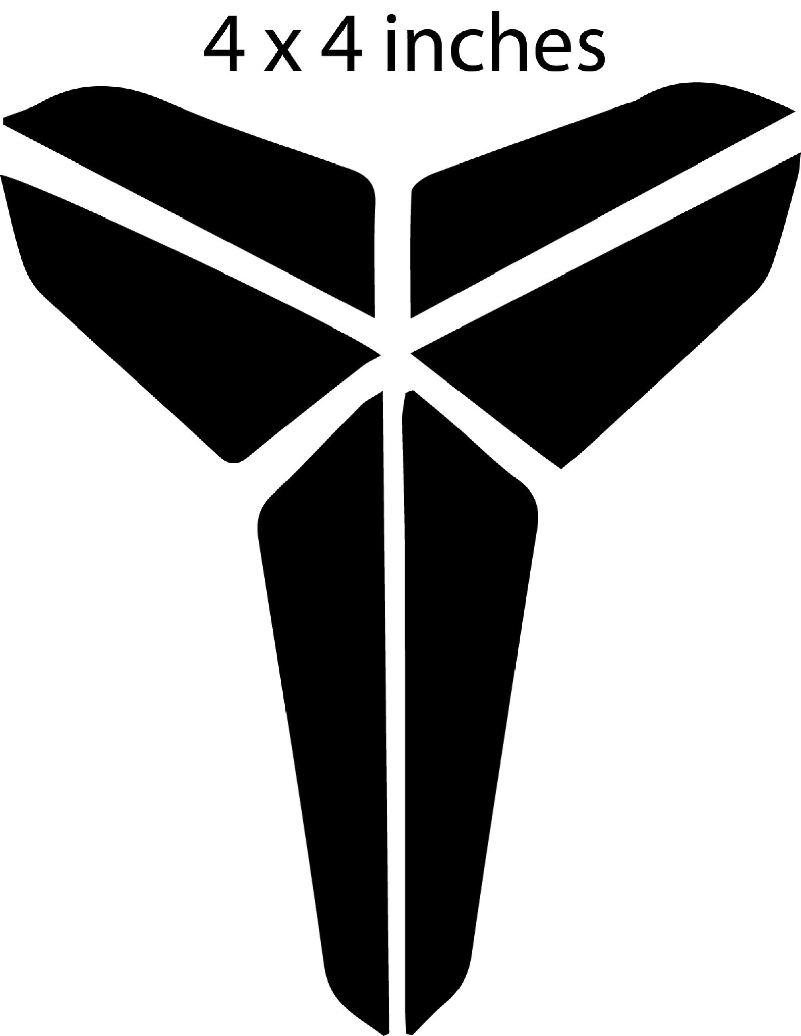 Kobe Bryant Logo Vinyl Decal Stickers Anime Decals Windows Etsy