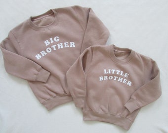 Sibling Sweatshirts, Brother Sweatshirts, Brother Sister Jumpers, Siblings, Matching, Little Brother, Big Brother, Little Sister, Big Sister