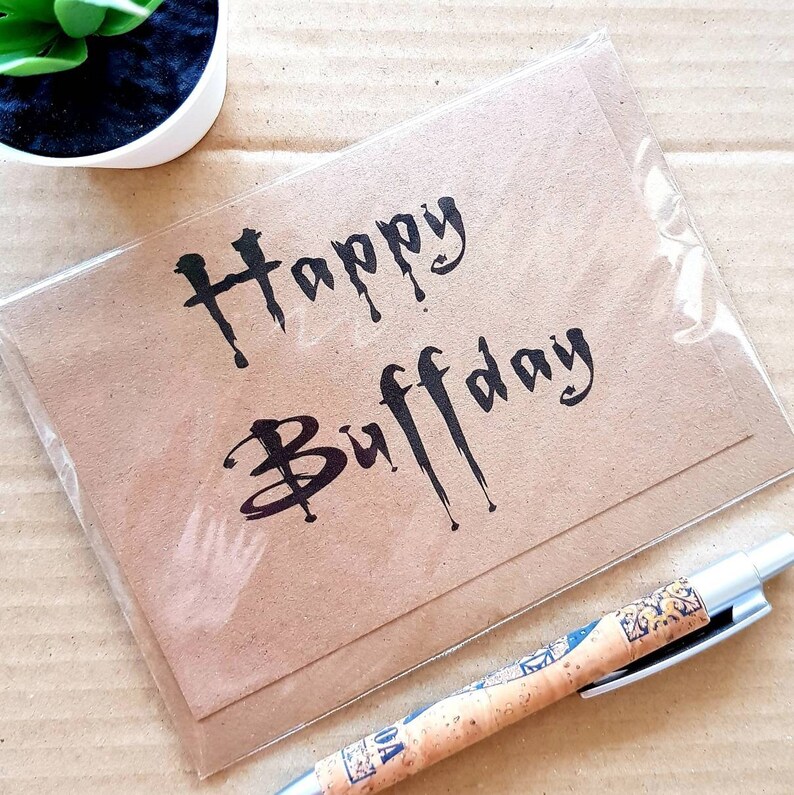 Buffy Birthday Card Buffy The Vampire Slayer Card | Etsy