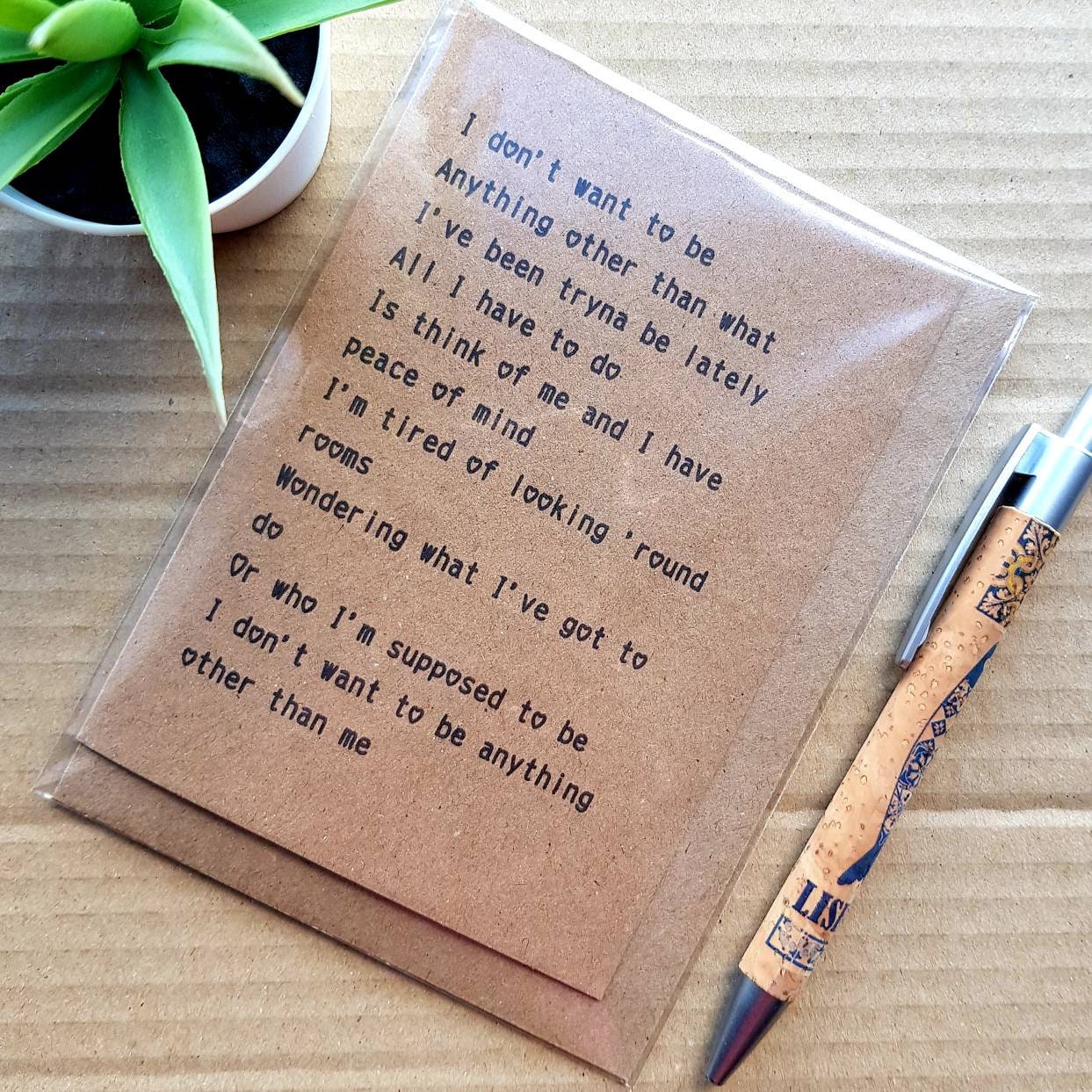 One Tree Hill Birthday Card One Tree Hill Theme Tune Lyrics Etsy UK