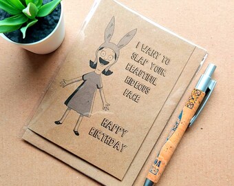 Bobs Burgers Birthday Card - Etsy