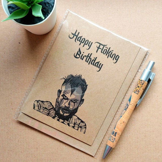 Funny Vikings Birthday Card Floki Birthday card - Etsy.de